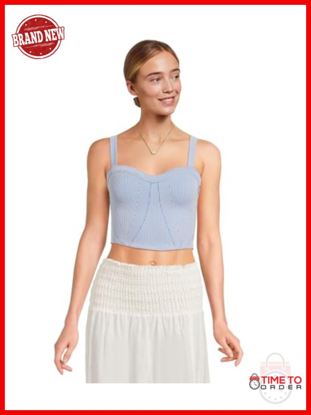 Free People Perfectly Plated Cami Sleeveless Tank Top Cropped Layering Piece